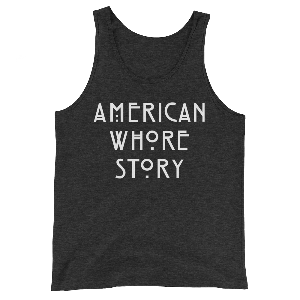 American Whore Story (Tank Top)-Halloween Tank-Swish Embassy