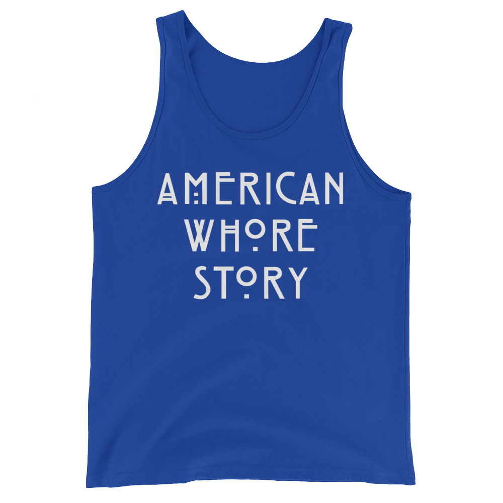 American Whore Story (Tank Top)-Halloween Tank-Swish Embassy