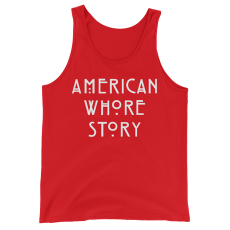 American Whore Story (Tank Top)-Halloween Tank-Swish Embassy