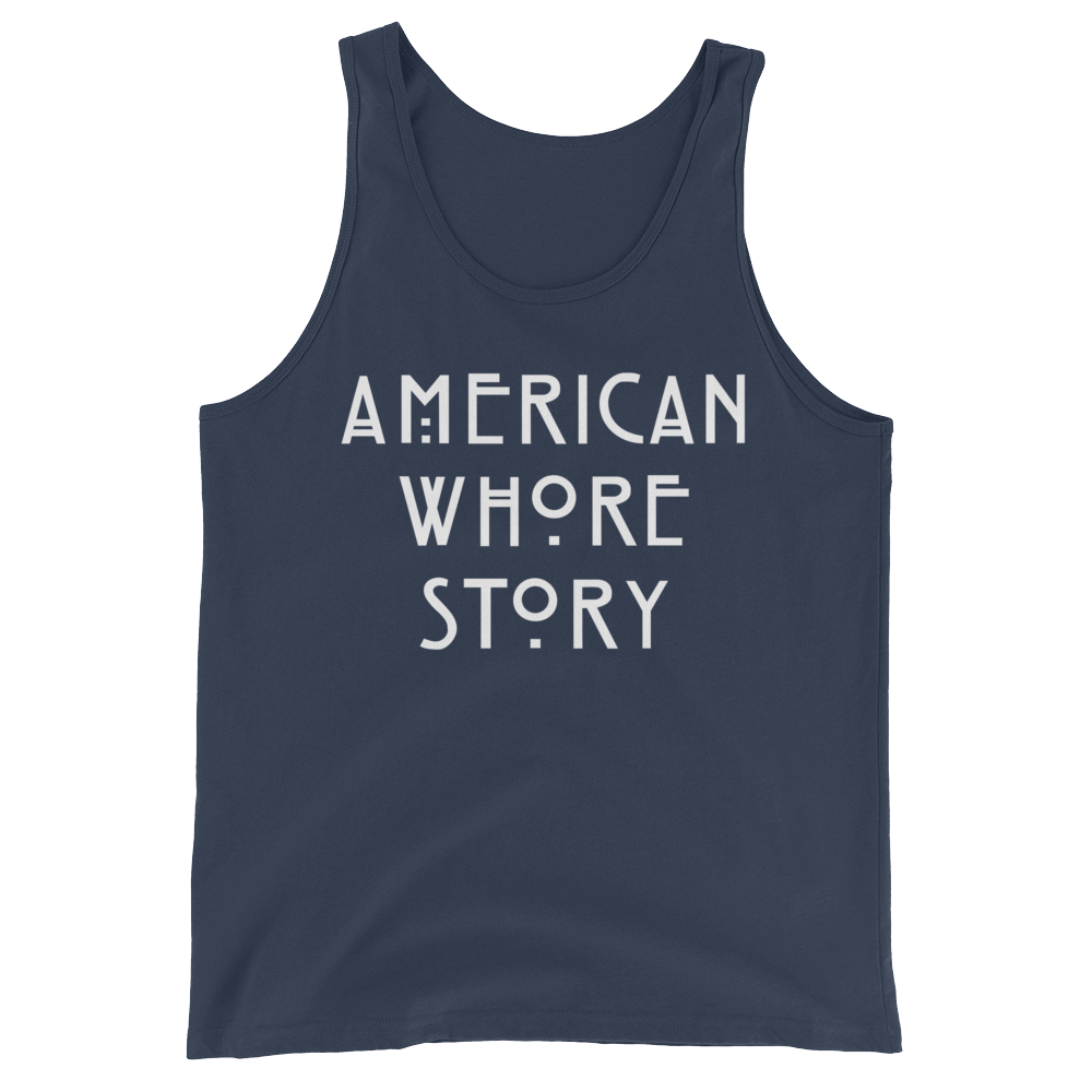 American Whore Story (Tank Top)-Halloween Tank-Swish Embassy