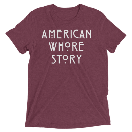 American Whore Story (Triblend)-Triblend T-Shirt-Swish Embassy