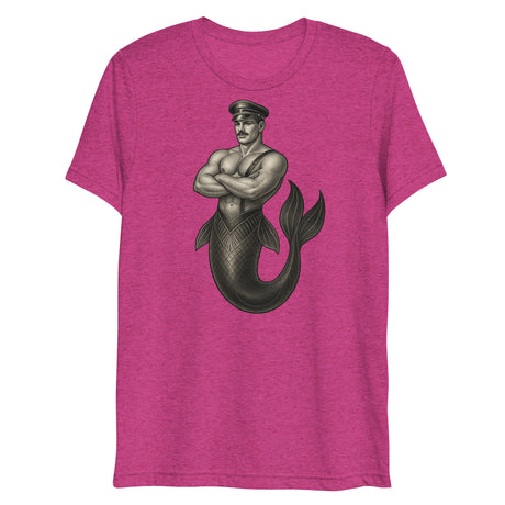 Art Deco Merman (Triblend)-Triblend T-Shirt-Swish Embassy