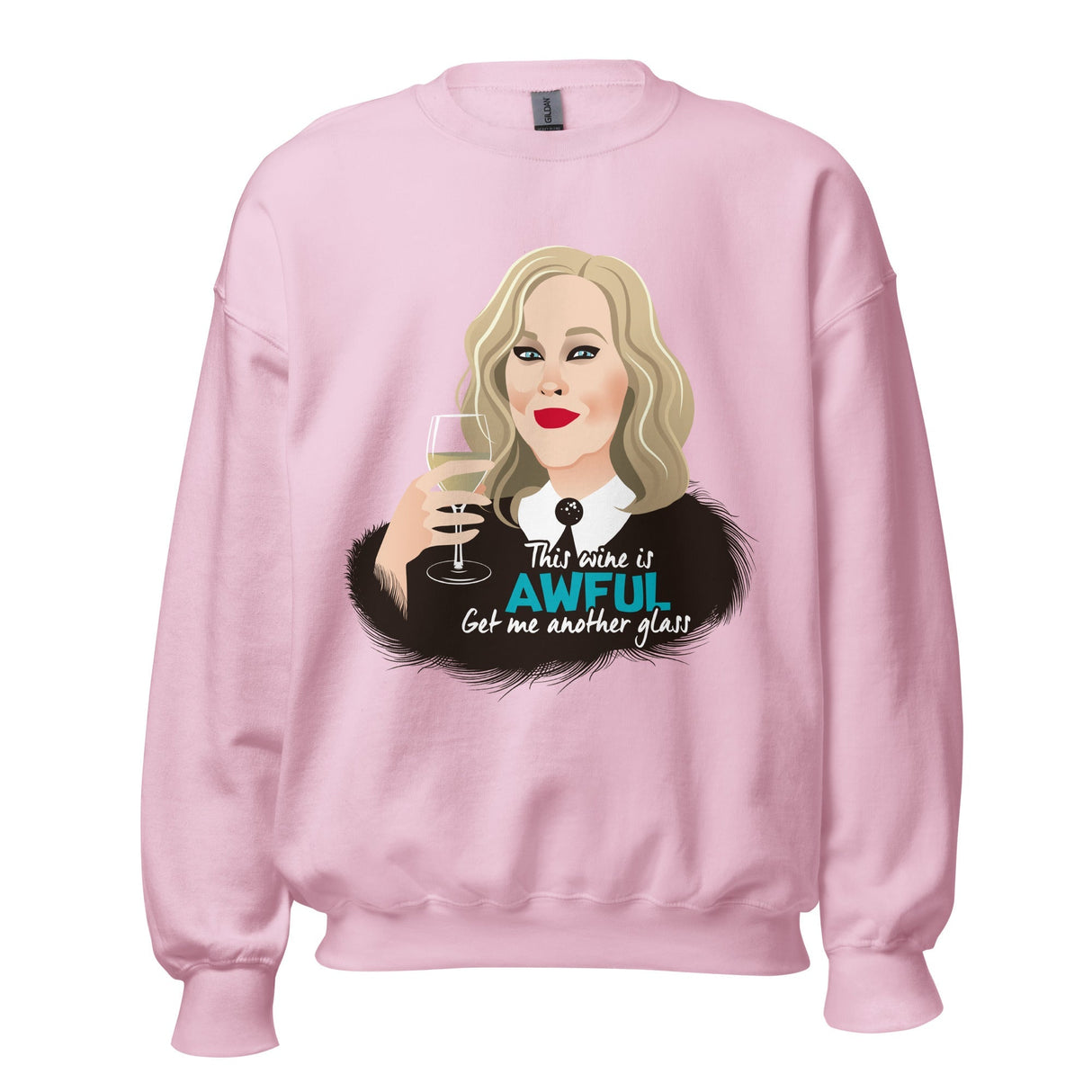 Awful Wine (Sweatshirt)-Sweatshirt-Swish Embassy