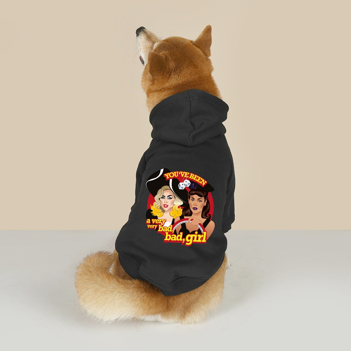 Bad Girl (Pet Hoodie)-Pet Hoodie-Swish Embassy