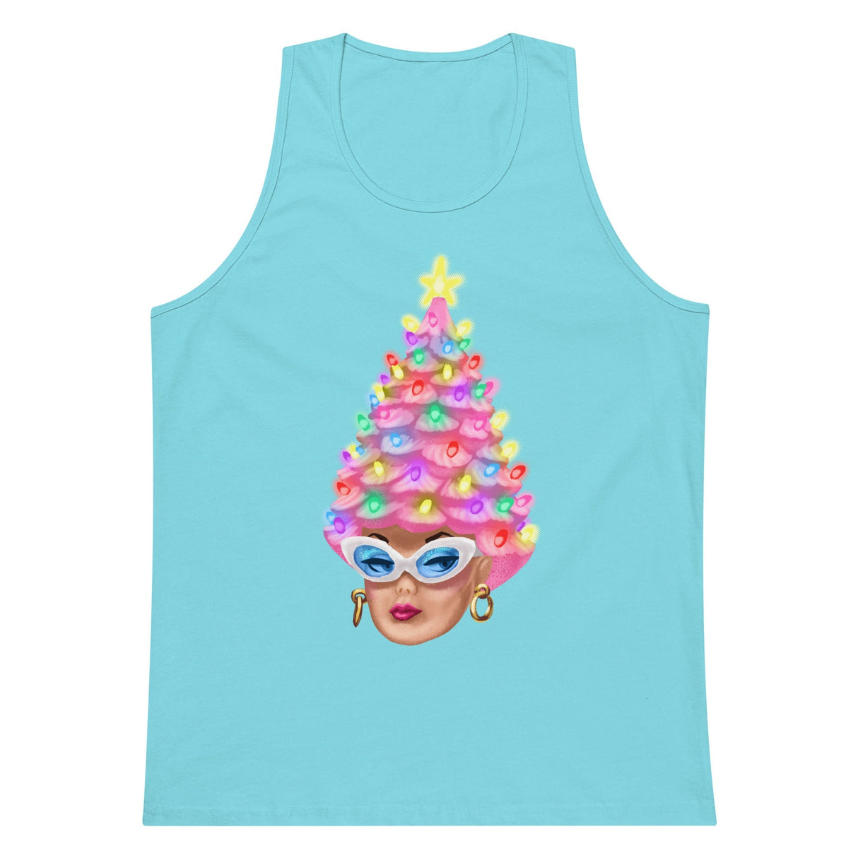 BarbenTree (Tank Top)-Christmas Tank Tops-Swish Embassy