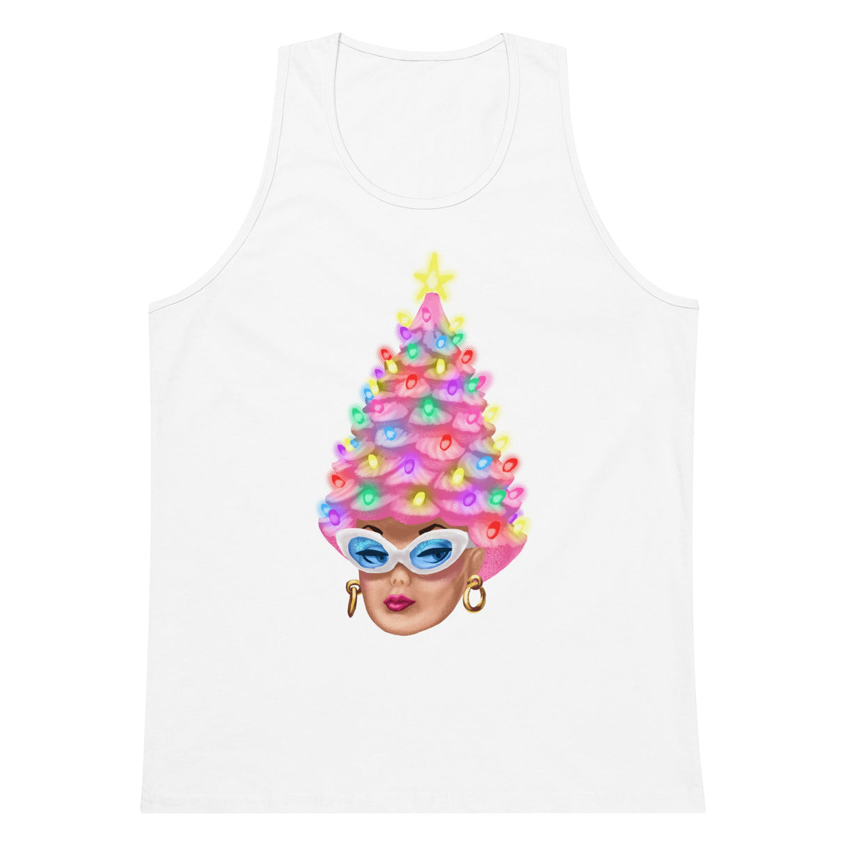 BarbenTree (Tank Top)-Christmas Tank Tops-Swish Embassy