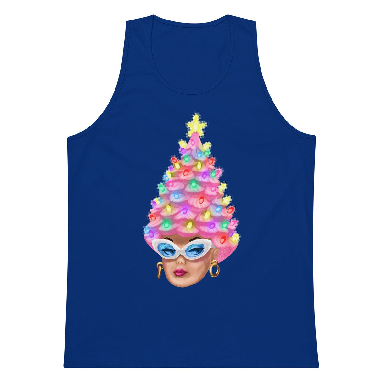 BarbenTree (Tank Top)-Christmas Tank Tops-Swish Embassy