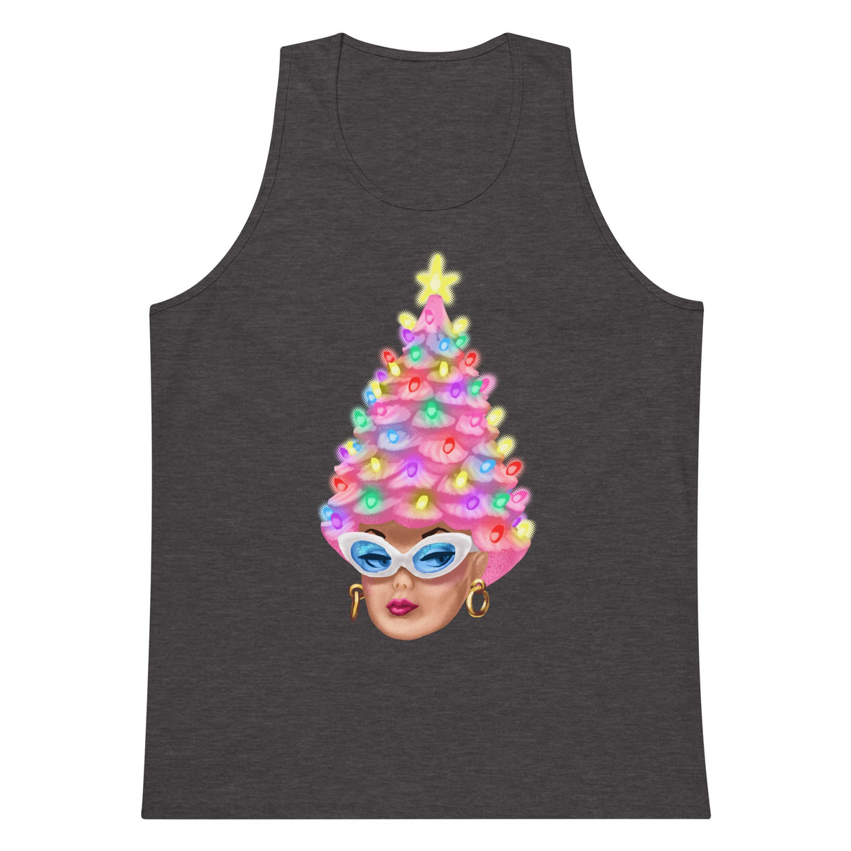 BarbenTree (Tank Top)-Christmas Tank Tops-Swish Embassy