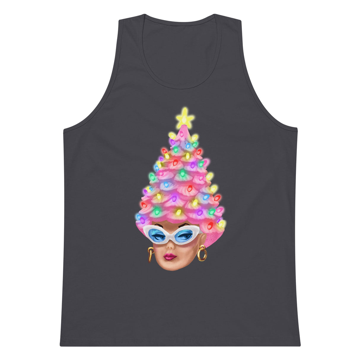 BarbenTree (Tank Top)-Christmas Tank Tops-Swish Embassy