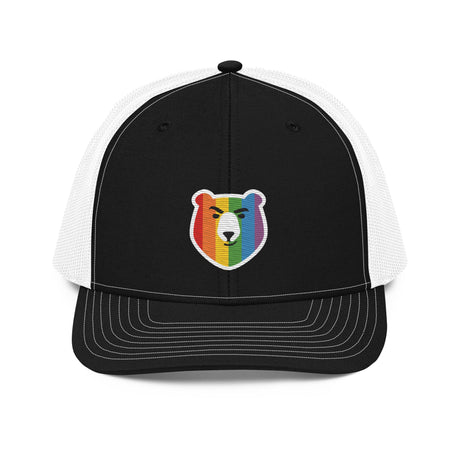 Bear Face Rainbow (Trucker Cap)-Headwear-Swish Embassy