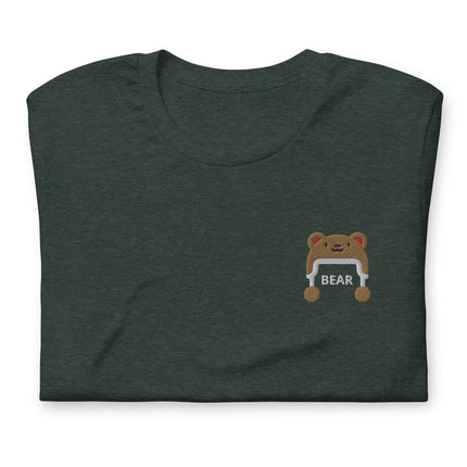Bear Hat (Bear)-Christmas T-Shirts Embroidery-Swish Embassy