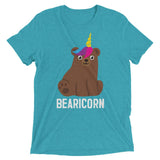 Bearicorn (Triblend)-Triblend T-Shirt-Swish Embassy