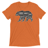 Bear's Anatomy (Triblend)-Triblend T-Shirt-Swish Embassy