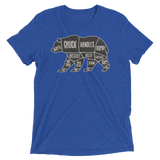 Bear's Anatomy (Triblend)-Triblend T-Shirt-Swish Embassy