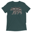 Bear's Anatomy (Triblend)-Triblend T-Shirt-Swish Embassy