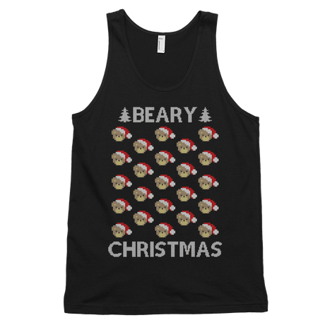 Beary Christmas (Tank Top)-Christmas Tank Tops-Swish Embassy