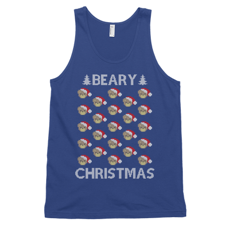 Beary Christmas (Tank Top)-Christmas Tank Tops-Swish Embassy