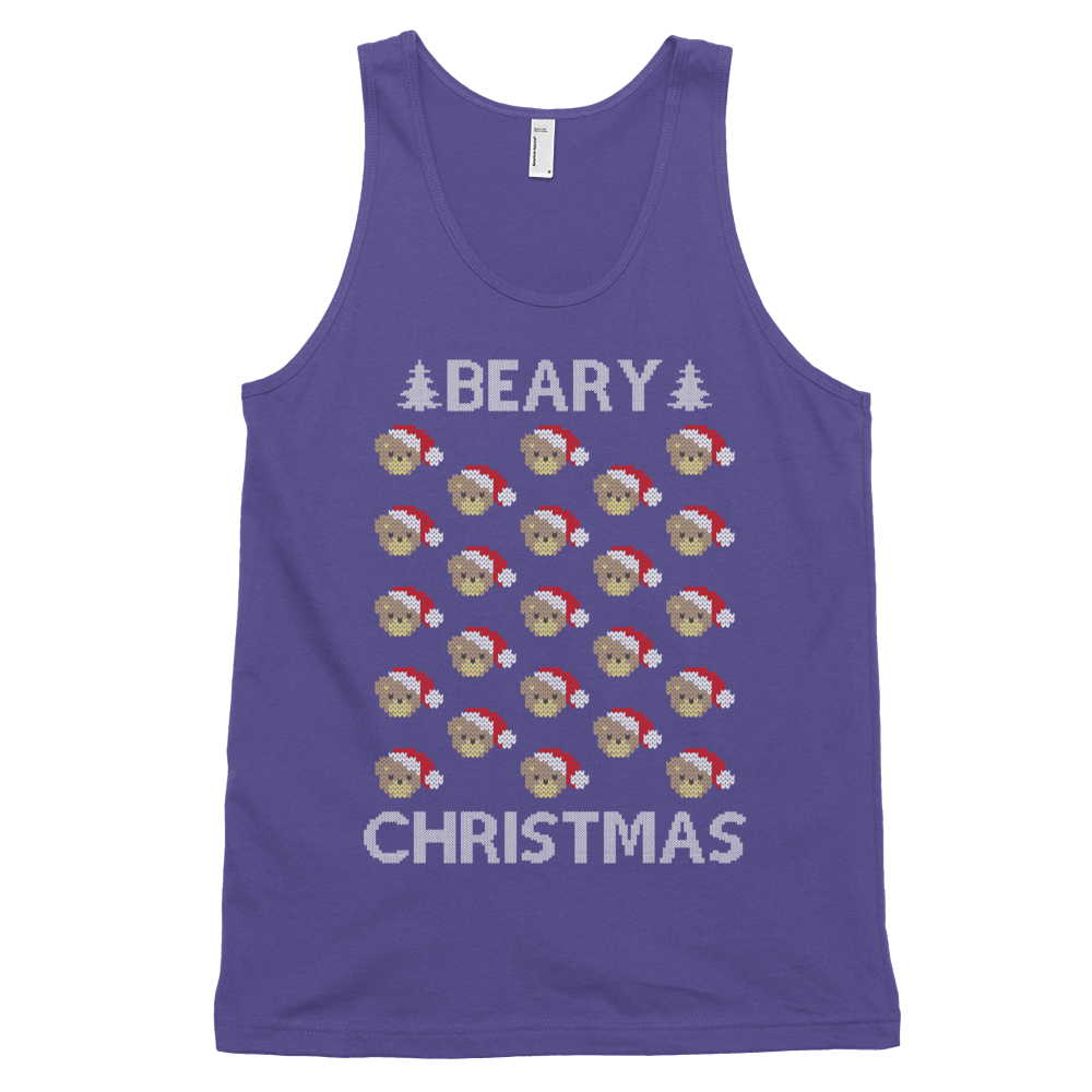 Beary Christmas (Tank Top)-Tank Top-Swish Embassy