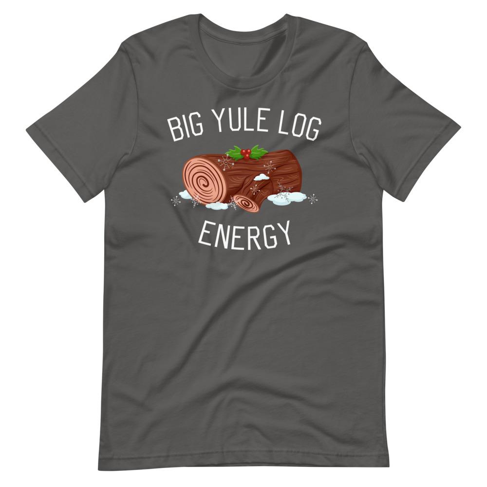 Big Yule Log Energy-T-Shirts-Swish Embassy