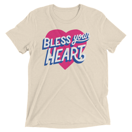 Bless Your Heart (Triblend)-Triblend T-Shirt-Swish Embassy