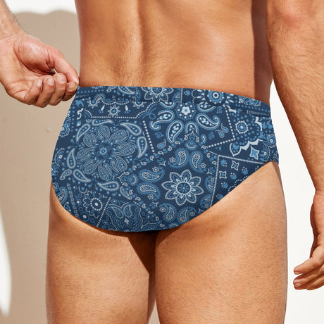 Blue Hanky (Swim Briefs)-Swim Briefs-Swish Embassy