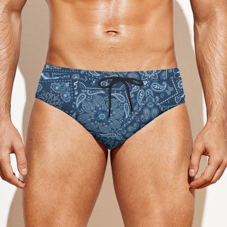 Blue Hanky (Swim Briefs)-Swim Briefs-Swish Embassy