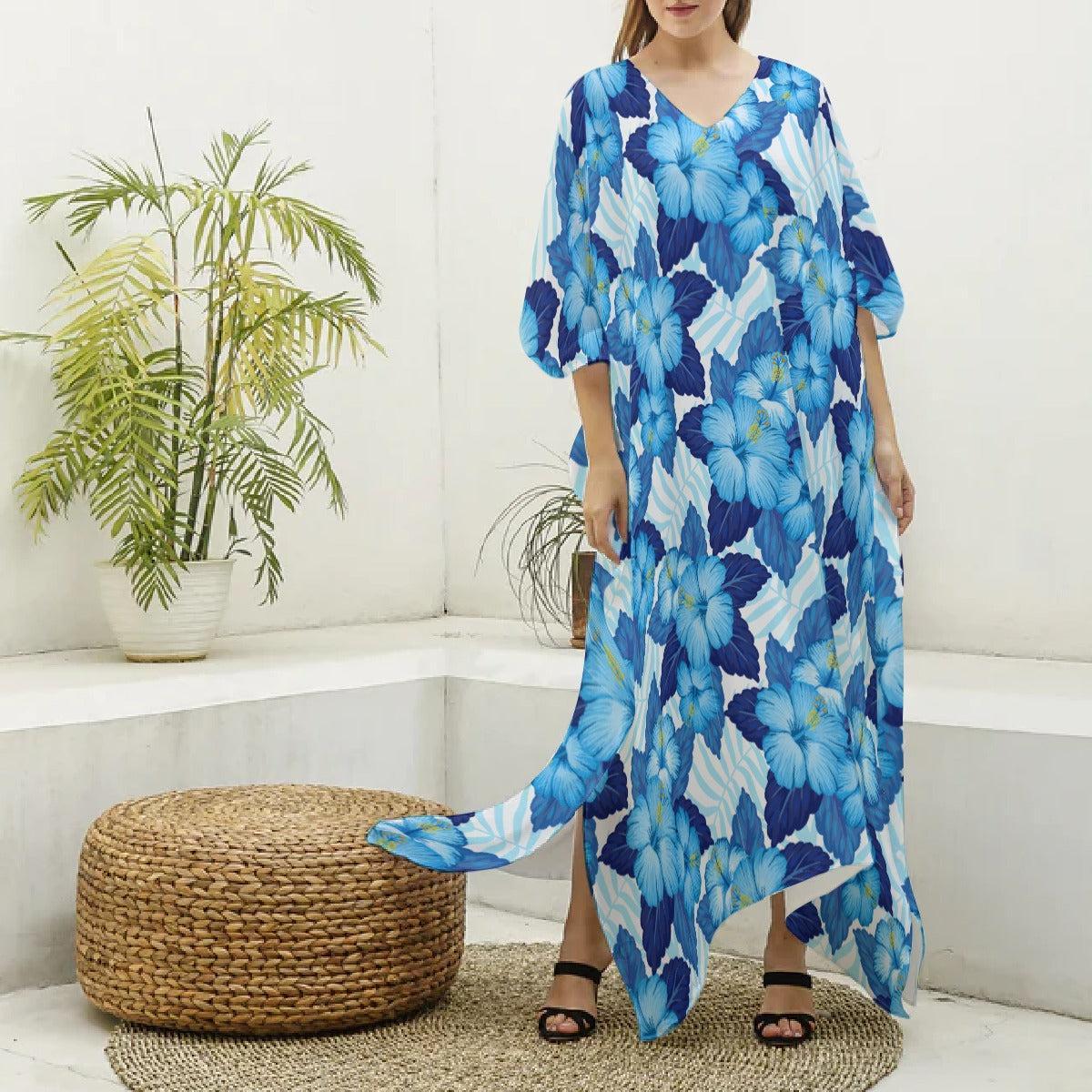 Blue Hawaii (Kaftan)-Kaftan-Swish Embassy