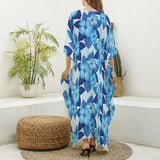 Blue Hawaii (Kaftan)-Kaftan-Swish Embassy