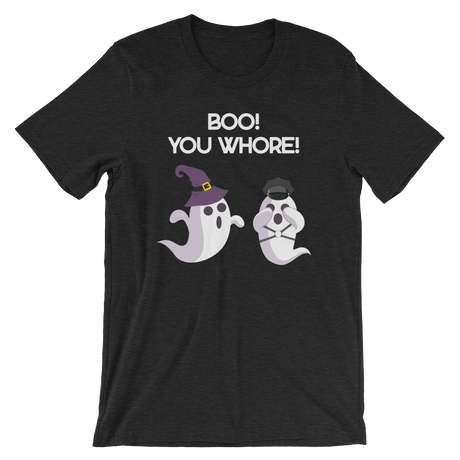 Boo! You Whore!-Halloween T-Shirt-Swish Embassy