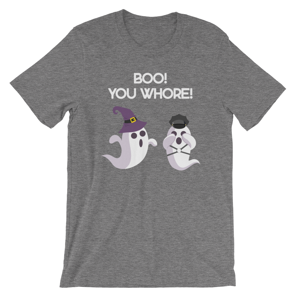 Boo! You Whore!-Halloween T-Shirt-Swish Embassy