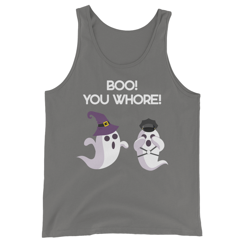 Boo! You Whore! (Tank Top)-Tank Top-Swish Embassy