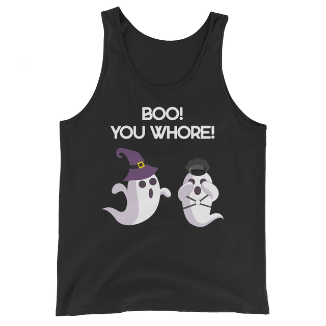 Boo! You Whore! (Tank Top)-Tank Top-Swish Embassy