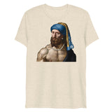 Boy with a Pearl Necklace (Triblend)-Triblend T-Shirt-Swish Embassy