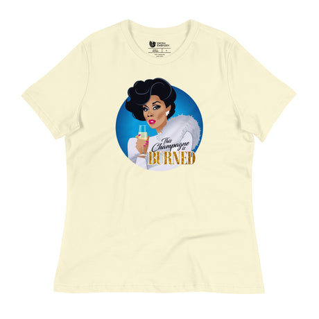 Burned (Women's Relaxed T-Shirt)-Women's T-Shirts-Swish Embassy