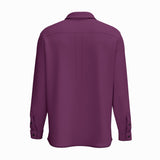 Cabernet Daddy (Cotton Long Sleeve Button Shirt)-Cotton Long Sleeve Button Shirt-Swish Embassy