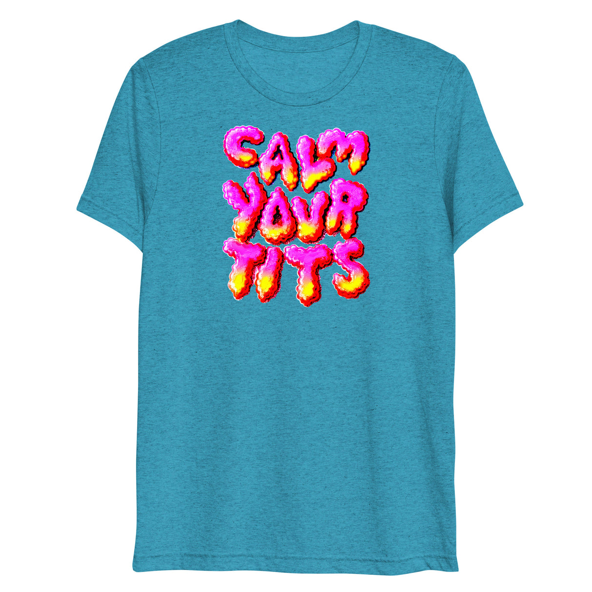 Calm Your T*ts (Triblend)-Triblend T-Shirt-Swish Embassy