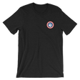 Cap'n Ameribear (Embroidered T-Shirt)-Embroidered T-Shirts-Swish Embassy