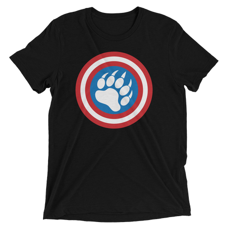 Cap'n Ameribear (Triblend)-Triblend T-Shirt-Swish Embassy