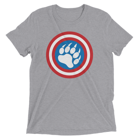 Cap'n Ameribear (Triblend)-Triblend T-Shirt-Swish Embassy