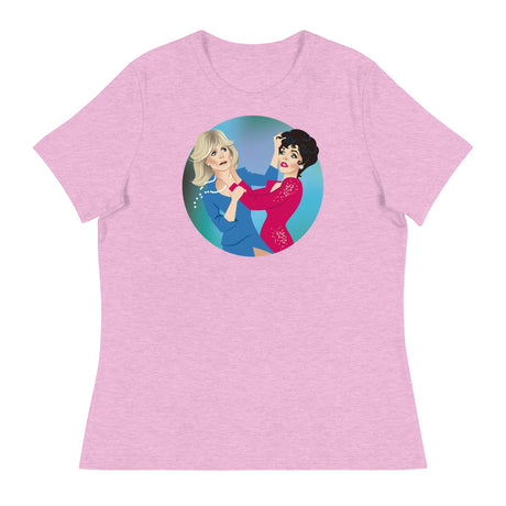 Cat Fight (Women's Relaxed T-Shirt)-Women's T-Shirts-Swish Embassy