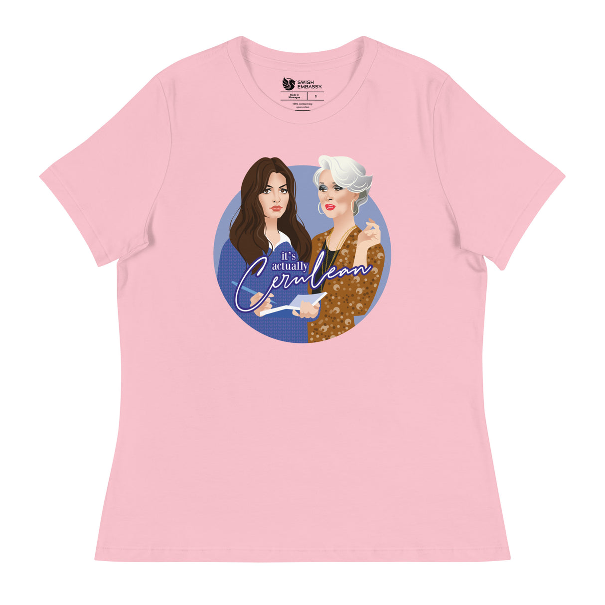 Cerulean (Women's Relaxed T-Shirt)-Women's T-Shirts-Swish Embassy