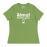 Check Your Battery (Women's Relaxed T-Shirt)-Women's T-Shirts-Swish Embassy