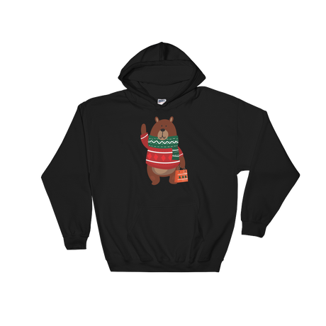 Christmas Bear (Hoodie)-Hoodie-Swish Embassy