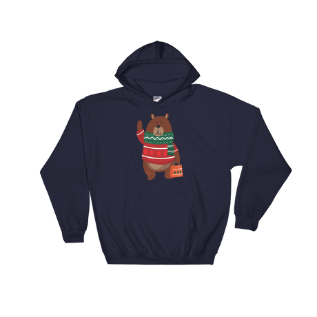 Christmas Bear (Hoodie)-Hoodie-Swish Embassy