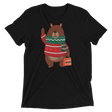 Christmas Bear (Triblend)-Triblend T-Shirt-Swish Embassy