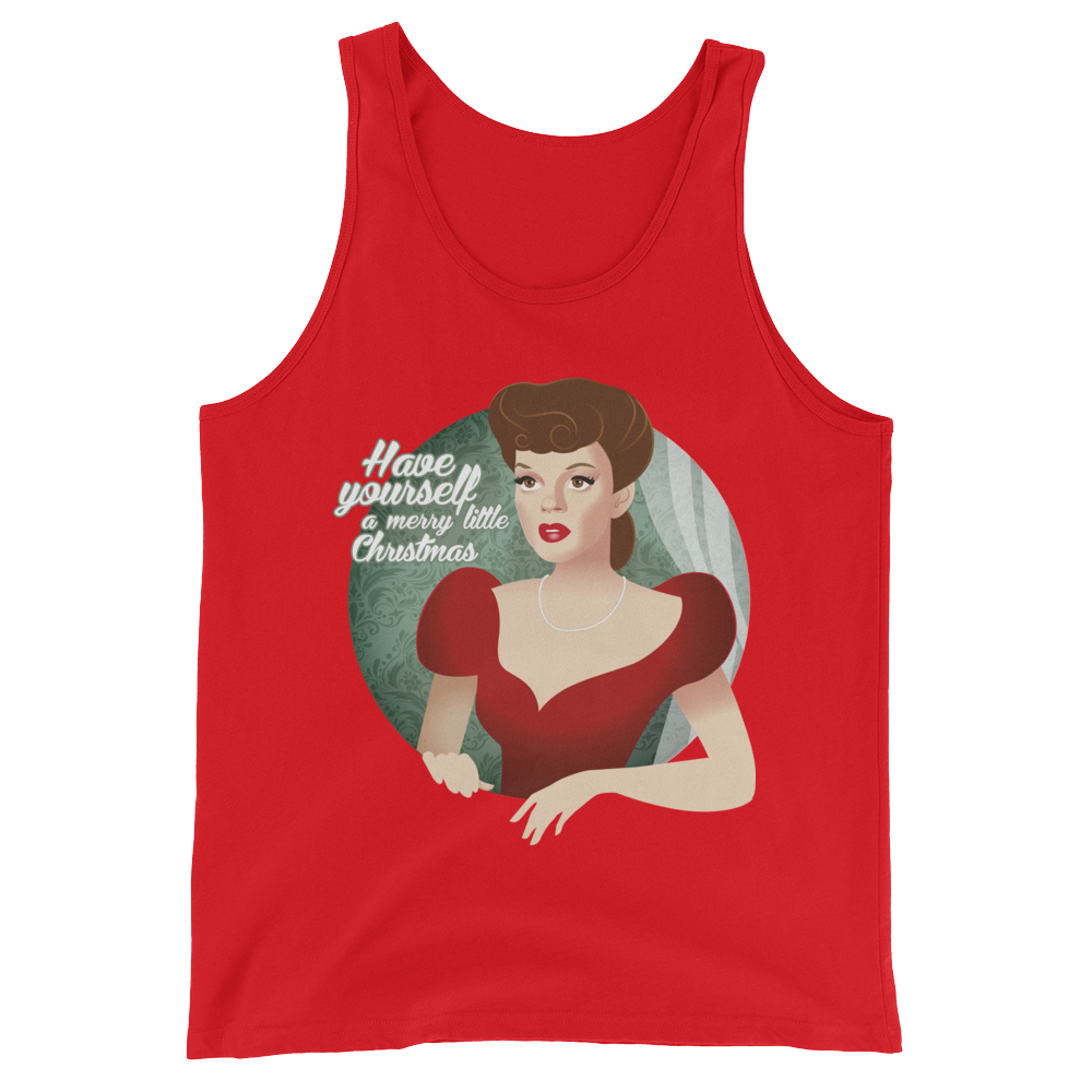 Christmas Garland (Tank Top)-Christmas Tank Tops-Swish Embassy