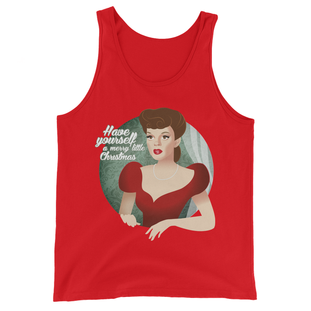 Christmas Garland (Tank Top)-Christmas Tank Tops-Swish Embassy