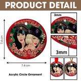 Christmas Wreath Watusi (Ceramic Holiday Keepsake)-Ceramic Holiday Keepsake-Swish Embassy