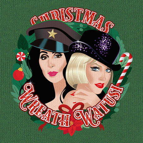 Christmas Wreath Watusi-T-Shirts-Swish Embassy