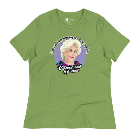 Come Sit By Me (Women's Relaxed T-Shirt)-Women's T-Shirts-Swish Embassy